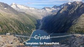  Presentation with refuge - Slides with young-blonde-girl-traversing background and a ocean colored foreground