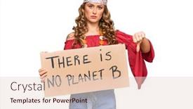  Presentation with hippie - Slide set featuring young-blonde-girl-wearing-hippie background and a lemonade colored foreground