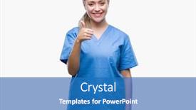  Presentation with hand surgeon - Audience pleasing slides consisting of young blonde surgeon doctor woman wearing medical uniform over isolated background doing happy thumbs up gesture with hand approving expression looking at the camera with showing success backdrop and a teal colored foreground