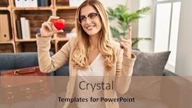  Presentation with couple therapy - Presentation theme featuring young-blonde-therapist-woman-working background and a coral colored foreground