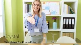  Presentation with hand shake office - 