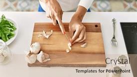  Presentation with garlic - 