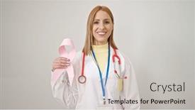  Presentation with pink ribbon - 