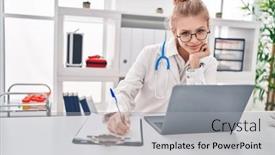  Presentation with medical laptop - 