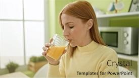  Presentation with orange juice - 