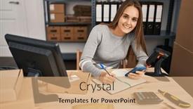  Presentation with business book - 