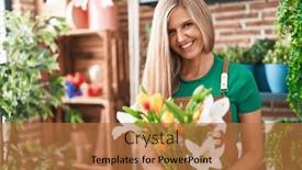  Presentation with flower woman - 