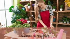  Presentation with flower woman - 