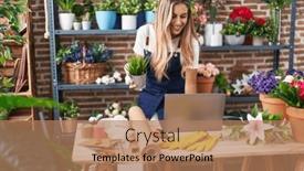  Presentation with young plant - 