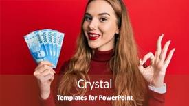  Presentation with chilean - Presentation having young-blonde-woman-holding-10000 background and a tawny brown colored foreground