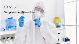  Presentation with cpu - PPT theme featuring young-blonde-woman-holding-cpu background and a  colored foreground