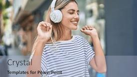  Presentation with listening woman - 