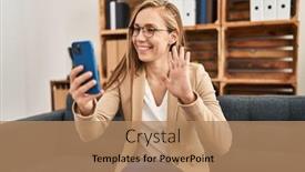  Presentation with psychology - PPT layouts having young-blonde-woman-psychologist-having background and a coral colored foreground