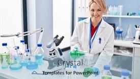  Presentation with test tube laboratory - 