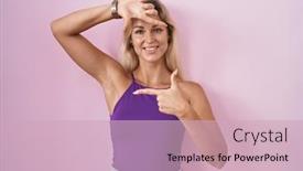  Presentation with frame pink - 