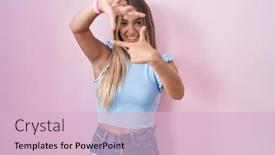  Presentation with frame pink - 