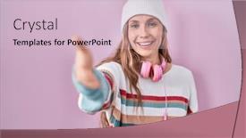  Presentation with business pink - 