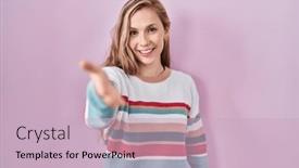  Presentation with business pink - 