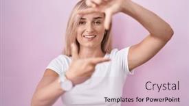  Presentation with frame pink - 