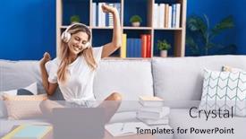  Presentation with listening woman - 