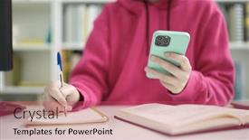  Presentation with student writing - 