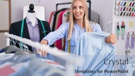  Presentation with clothes shop - 