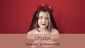  Presentation with fear - Theme with young-blonde-woman-wearing-katrina background and a coral colored foreground