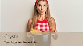  Presentation with professional - Theme enhanced with young-blonde-woman-wearing-professional background and a coral colored foreground