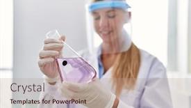  Presentation with test tube laboratory - 