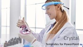  Presentation with test tube laboratory - 