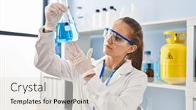  Presentation with test tube laboratory - 