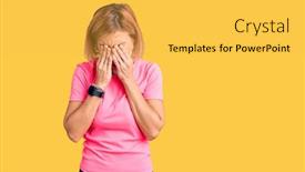  Presentation with vision - Audience pleasing PPT layouts consisting of young-blonde-woman-wearing-sportswear backdrop and a yellow colored foreground