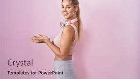  Presentation with woman hands open - 