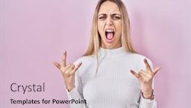  Presentation with rock music - 