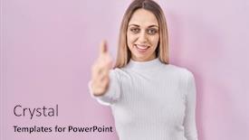  Presentation with business pink - 