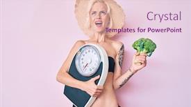  Presentation with tattoo - Slide deck consisting of young-blonde-woman-with-tattoo background and a lemonade colored foreground