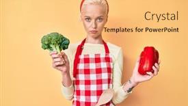  Presentation with woman crying - Amazing theme having young-blonde-woman-with-tattoo backdrop and a yellow colored foreground