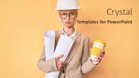  Presentation with drinking problem - Theme enhanced with young-blonde-woman-with-tattoo background and a yellow colored foreground