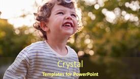  Presentation with black couple having fun - Cool new slide set with young-boy-having-fun backdrop and a tawny brown colored foreground