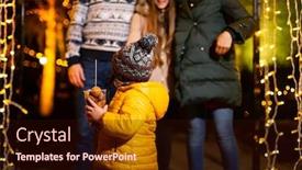  Presentation with food market - Theme featuring young-boy-holding-traditional-food background and a wine colored foreground