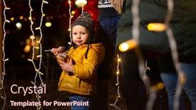  Presentation with food market - Slides enhanced with young-boy-holding-traditional-food background and a wine colored foreground