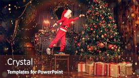  Presentation with miracles - PPT layouts enhanced with young-boy-is-standing background and a tawny brown colored foreground