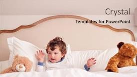  Presentation with parents - Presentation consisting of young-boy-lying-in-parents background and a lemonade colored foreground