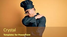  Presentation with confident love - Theme having young-brazilian-chef-man-wearing background and a tawny brown colored foreground