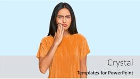  Presentation with arab - Beautiful slide set featuring young-brunette-arab-woman-wearing backdrop and a gold colored foreground