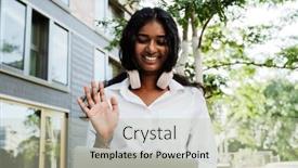  Presentation with indian woman - 