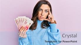  Presentation with israel - Audience pleasing slide set consisting of young-brunette-woman-holding-20 backdrop and a light blue colored foreground