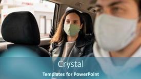  Presentation with black woman - PPT layouts having young-brunette-woman-in-black background and a ocean colored foreground