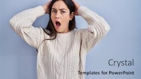  Presentation with woman hands open - 