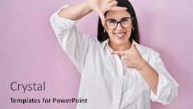  Presentation with frame pink - 